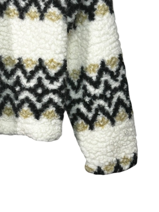 J. Crew Jacquard-print Sherpa half-zip fleece pullover Size Small Style CF278 - Picture 10 of 12